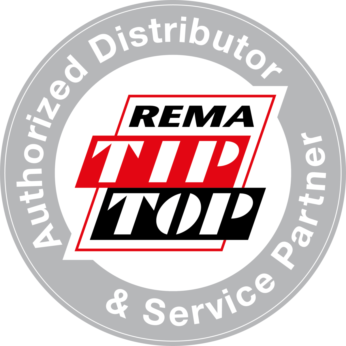 Logo of REMA TIP TOP Authorized Distributor and Service Partner