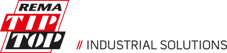 Logo von REMA TIP TOP mit dem Slogan INDUSTRIAL SOLUTIONS