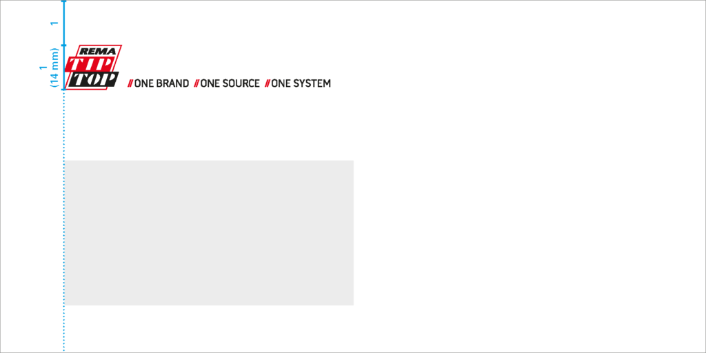 Logo and branding elements of REMA TIP TOP