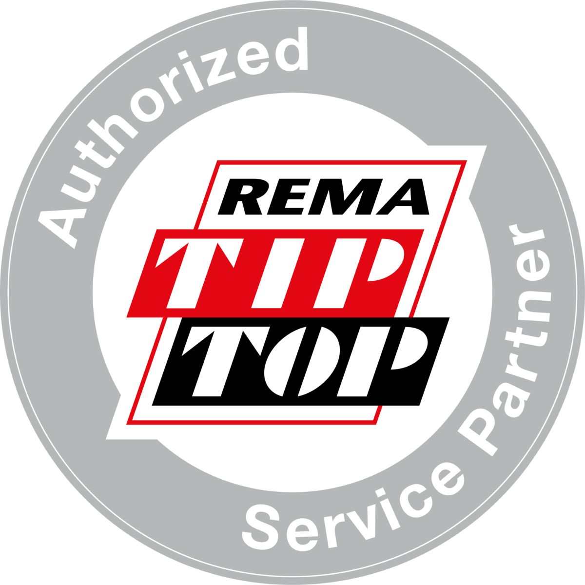 Logo of REMA TIP TOP Authorized Service Partner